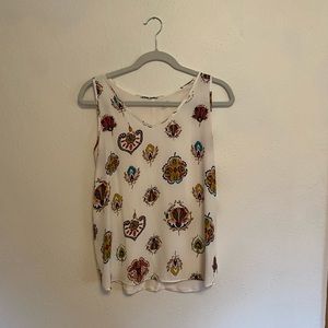 LOFT Outlet Petite Printed Top